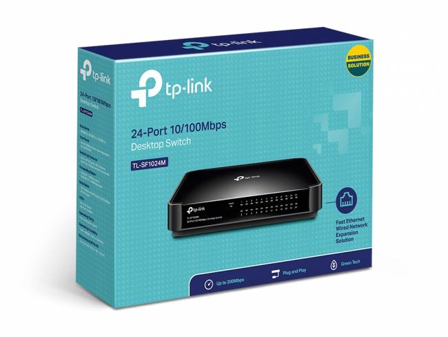 Коммутатор TP-Link TL-SF1024M — для бизнеса и офиса Коммутатор TP-Link TL-SF1024M — для бизнеса и офиса