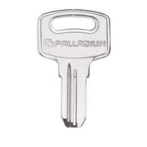Заготовка вертикального ключа Palladium-4 2 паза (17,7*9,1*2,5) КНР