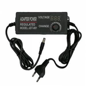Блок питания регулируемый 3-12V, 5A (штекер 5,5х2,5мм) универсальный