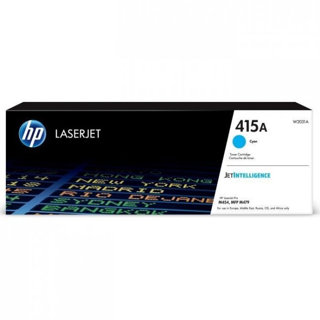 Тонер-картридж 415A для HP LJ M454/MFP M479, 2,1К (O) голубой W2031A — для бизнеса и офиса Тонер-картридж 415A для HP LJ M454/MFP M479, 2,1К (O) голубой W2031A — для бизнеса и офиса