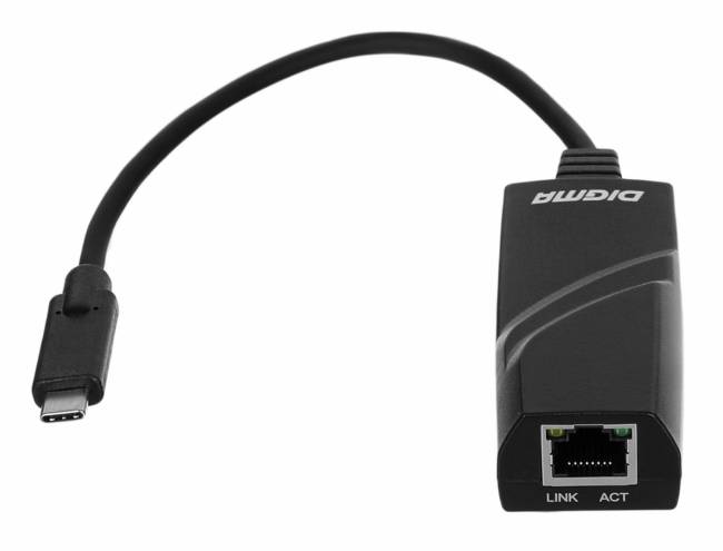 Сетевой адаптер Gigabit Ethernet Digma D-USBC-LAN1000 — для бизнеса и офиса Сетевой адаптер Gigabit Ethernet Digma D-USBC-LAN1000 — для бизнеса и офиса