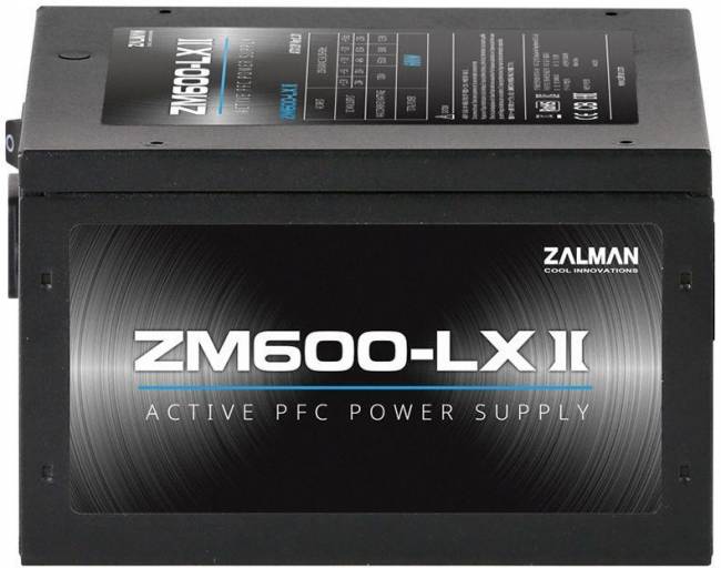 Блок питания Zalman ZM600-LXII — для бизнеса и офиса Блок питания Zalman ZM600-LXII — для бизнеса и офиса