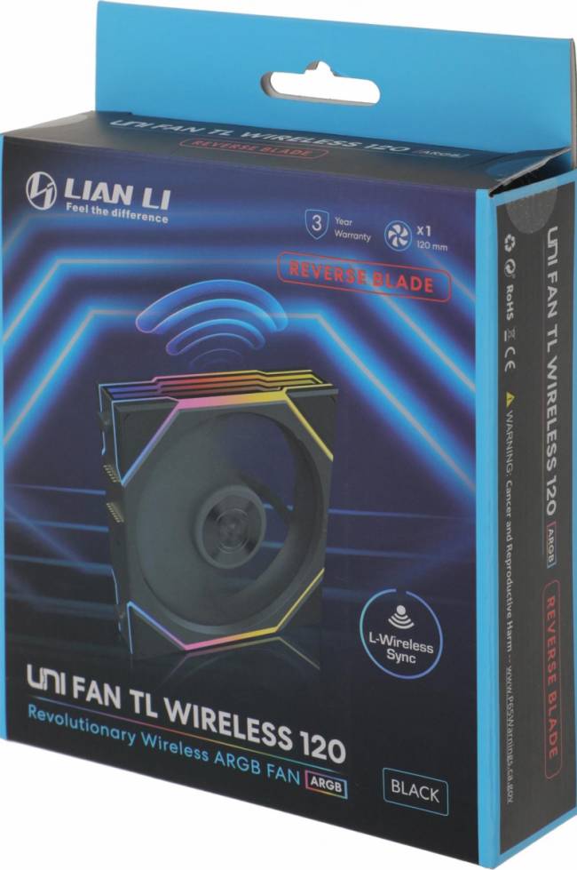 Вентилятор для корпуса Lian-Li G99.12RTL1W1B.R0 — для бизнеса и офиса Вентилятор для корпуса Lian-Li G99.12RTL1W1B.R0 — для бизнеса и офиса
