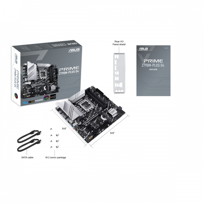 Материнская плата ASUS PRIME Z790M-PLUS D4 — для бизнеса и офиса Материнская плата ASUS PRIME Z790M-PLUS D4 — для бизнеса и офиса