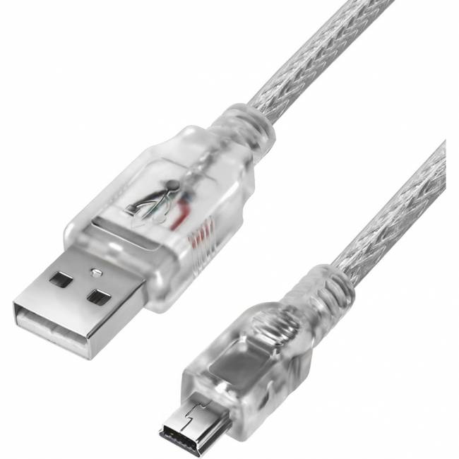 GCR Кабель 0.3m USB 2.0, AM/mini 5P, прозрачный, 28/28 AWG, экран, армированный, морозостойкий, GCR-UM1M5P-BB2S-0.3m Кабель Greenconnect 0.3 м (GCR-UM1M5P-BB2S-0.3m) — для бизнеса и офиса GCR Кабель 0.3m USB 2.0, AM/mini 5P, прозрачный, 28/28 AWG, экран, армированный, морозостойкий, GCR-UM1M5P-BB2S-0.3m Кабель Greenconnect 0.3 м (GCR-UM1M5P-BB2S-0.3m) — для бизнеса и офиса