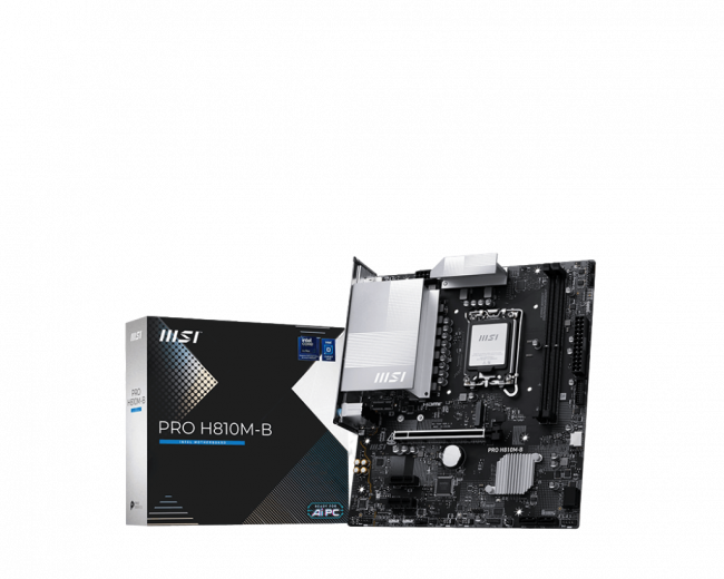 Материнская плата MSI PRO H810M-B — для бизнеса и офиса Материнская плата MSI PRO H810M-B — для бизнеса и офиса