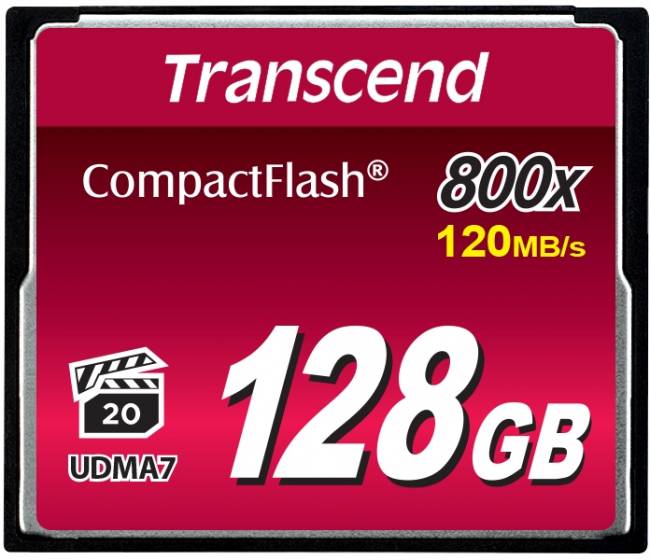 Карта памяти Transcend CompactFlash 800x — для бизнеса и офиса Карта памяти Transcend CompactFlash 800x — для бизнеса и офиса