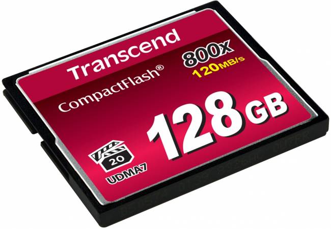 Карта памяти Transcend CompactFlash 800x — для бизнеса и офиса Карта памяти Transcend CompactFlash 800x — для бизнеса и офиса