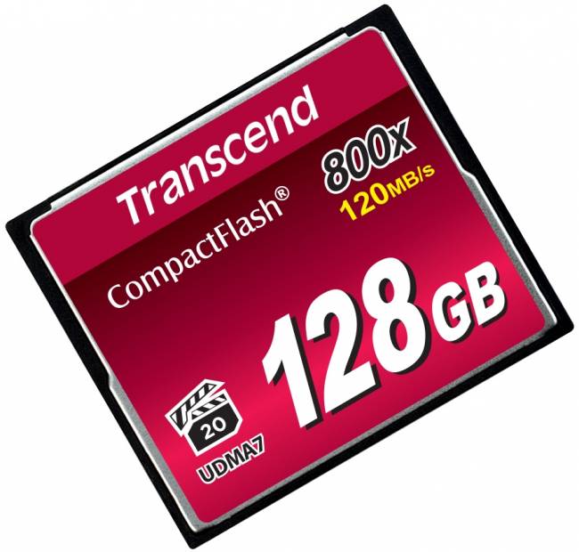 Карта памяти Transcend CompactFlash 800x — для бизнеса и офиса Карта памяти Transcend CompactFlash 800x — для бизнеса и офиса