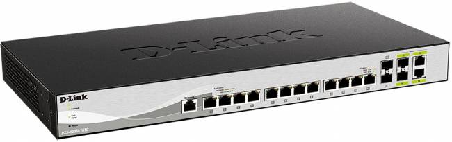 Коммутатор D-Link DXS-1210-16TC/A3A — для бизнеса и офиса Коммутатор D-Link DXS-1210-16TC/A3A — для бизнеса и офиса