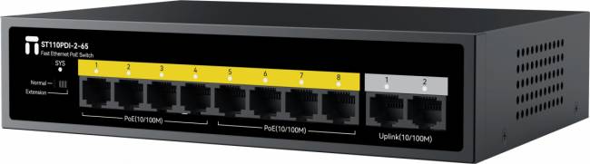 Коммутатор Netis ST110PDI-2-65 — для бизнеса и офиса