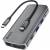 GCR TypeC Hub 10 в 1 HDMI + VGA + RJ45 + USB3.0 x3 + Card Reader + Audio + TypeC PD Адаптер-переходник Greenconnect Type C/RJ45+HDMI+VGA+USB3.0+Type C+Card Reader (GCR-VHUSDA45) — для бизнеса и офиса GCR TypeC Hub 10 в 1 HDMI + VGA + RJ45 + USB3.0 x3 + Card Reader + Audio + TypeC PD Адаптер-переходник Greenconnect Type C/RJ45+HDMI+VGA+USB3.0+Type C+Card Reader (GCR-VHUSDA45) — для бизнеса и офиса