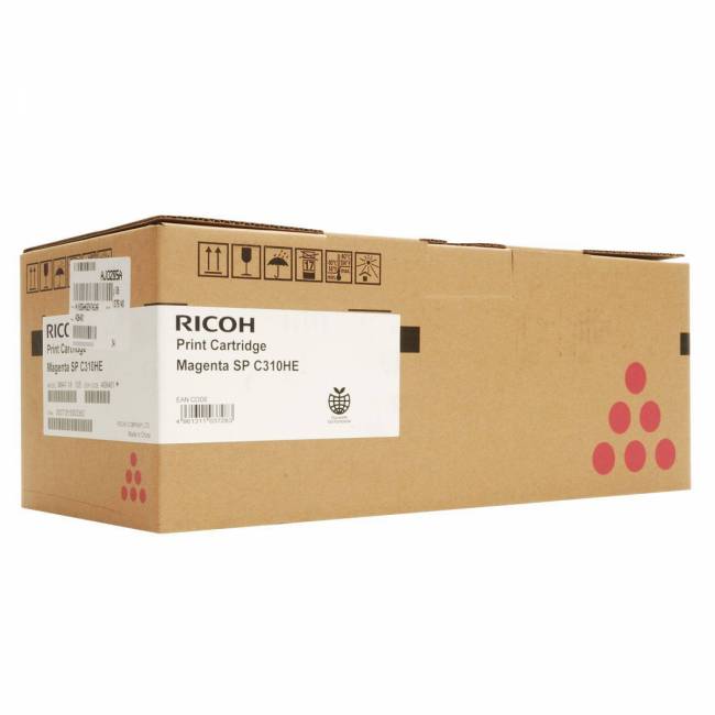 SP C310HE Принт-картридж высокой ёмкости Малиновый Ricoh SP C310HE (406481) — для бизнеса и офиса SP C310HE Принт-картридж высокой ёмкости Малиновый Ricoh SP C310HE (406481) — для бизнеса и офиса