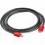GCR Кабель 3.0m HDMI версия 1.4, черный, красные коннекторы, OD7.3mm, 30/30 AWG, позолоченные контакты, Ethernet 10.2 Гбит/с, 3D, 4K GCR-HM450-3.0m, экран Greenconnect GCR-HM450-3.0m — для бизнеса и офиса