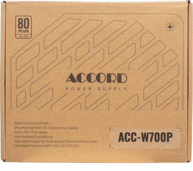 Блок питания Accord ACC-W700P — для бизнеса и офиса Блок питания Accord ACC-W700P — для бизнеса и офиса
