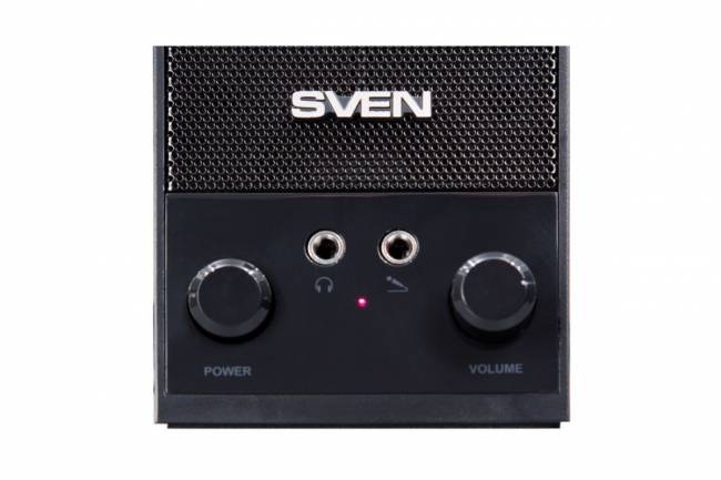 SVEN SPS-604, чёрный, акустическая система 2.0, мощность 2х2 Вт(RMS) SVEN SPS-604 — для бизнеса и офиса