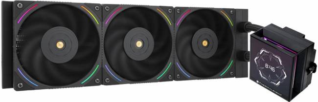 Система водяного охлаждения Thermalright H-VISION-360-BL-ARGB — для бизнеса и офиса Система водяного охлаждения Thermalright H-VISION-360-BL-ARGB — для бизнеса и офиса