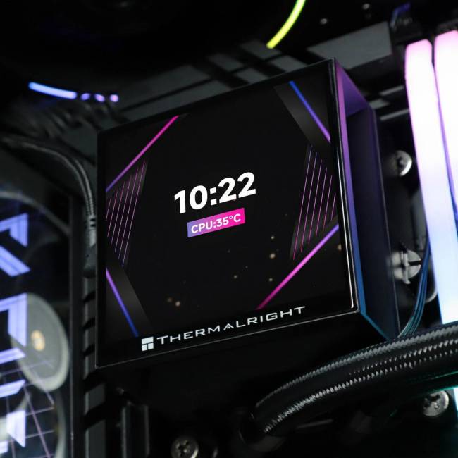 Система водяного охлаждения Thermalright H-VISION-360-BL-ARGB — для бизнеса и офиса Система водяного охлаждения Thermalright H-VISION-360-BL-ARGB — для бизнеса и офиса