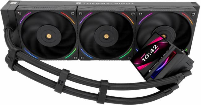 Система водяного охлаждения Thermalright H-VISION-360-BL-ARGB — для бизнеса и офиса Система водяного охлаждения Thermalright H-VISION-360-BL-ARGB — для бизнеса и офиса