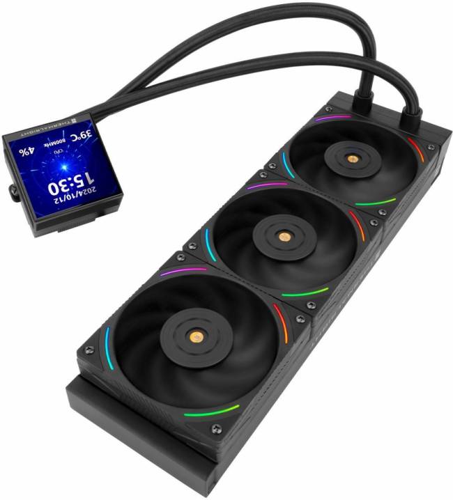 Система водяного охлаждения Thermalright H-VISION-360-BL-ARGB — для бизнеса и офиса Система водяного охлаждения Thermalright H-VISION-360-BL-ARGB — для бизнеса и офиса