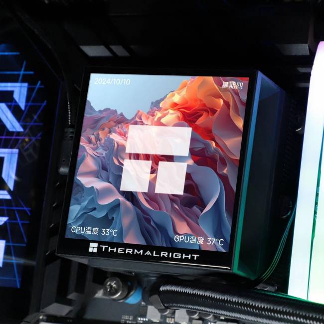 Система водяного охлаждения Thermalright H-VISION-360-BL-ARGB — для бизнеса и офиса Система водяного охлаждения Thermalright H-VISION-360-BL-ARGB — для бизнеса и офиса