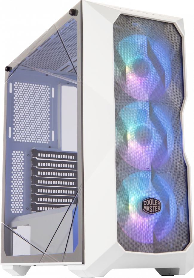 Корпус без блока питания Cooler Master MasterBox TD500 Mesh White — для бизнеса и офиса Корпус без блока питания Cooler Master MasterBox TD500 Mesh White — для бизнеса и офиса