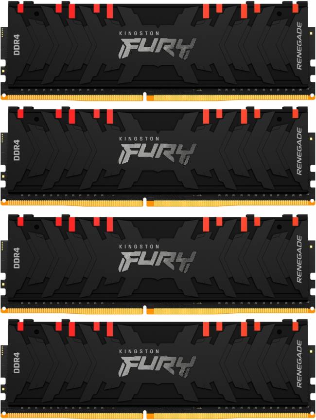 Память оперативная Kingston FURY Renegade RGB KF436C16RBAK4/32 — для бизнеса и офиса Память оперативная Kingston FURY Renegade RGB KF436C16RBAK4/32 — для бизнеса и офиса