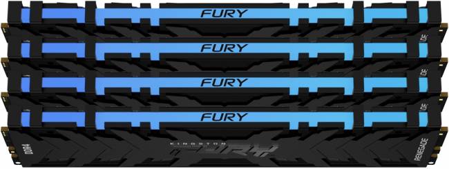 Память оперативная Kingston FURY Renegade RGB KF436C16RBAK4/32 — для бизнеса и офиса Память оперативная Kingston FURY Renegade RGB KF436C16RBAK4/32 — для бизнеса и офиса