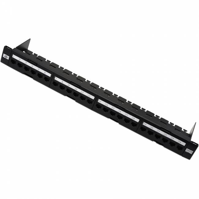 Патч-панель 19" 24хRJ45 UTP 1U cat.6 (Keystone, организатор) ATcom AT2463 — для бизнеса и офиса Патч-панель 19" 24хRJ45 UTP 1U cat.6 (Keystone, организатор) ATcom AT2463 — для бизнеса и офиса