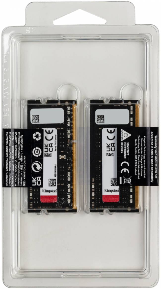 Память оперативная Kingston FURY Impact KF318LS11IBK2/8 — для бизнеса и офиса Память оперативная Kingston FURY Impact KF318LS11IBK2/8 — для бизнеса и офиса