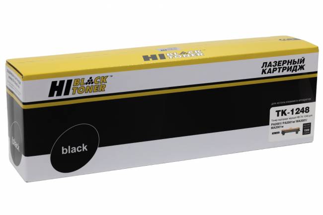 Тонер-картридж Hi-Black (HB-TK-1248) для Kyocera PA2001/PA2001W/MA2001/MA2001W, 1,5K — для бизнеса и офиса Тонер-картридж Hi-Black (HB-TK-1248) для Kyocera PA2001/PA2001W/MA2001/MA2001W, 1,5K — для бизнеса и офиса