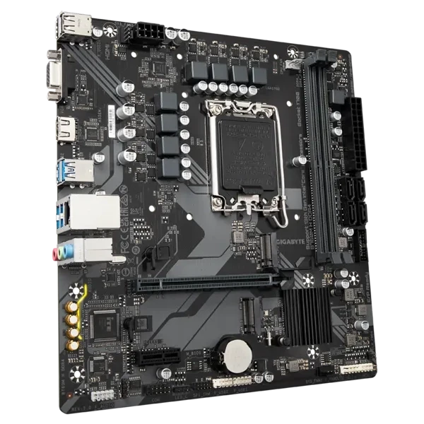 Материнская плата GIGABYTE B760M H DDR4 — для бизнеса и офиса Материнская плата GIGABYTE B760M H DDR4 — для бизнеса и офиса