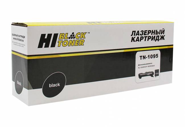 Тонер-картридж Hi-Black (HB-TN-1095) для Brother HL-1202/DCP1602, 1,5K — для бизнеса и офиса Тонер-картридж Hi-Black (HB-TN-1095) для Brother HL-1202/DCP1602, 1,5K — для бизнеса и офиса