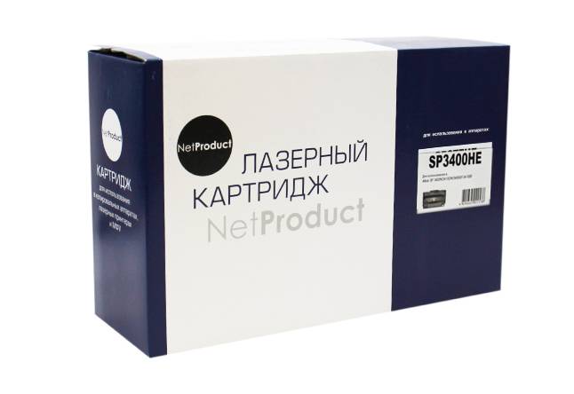 Картридж NetProduct (N-SP3400HE) для Ricoh Aficio SP 3400N/3410DN/3400SF/3410SF, 5K — для бизнеса и офиса Картридж NetProduct (N-SP3400HE) для Ricoh Aficio SP 3400N/3410DN/3400SF/3410SF, 5K — для бизнеса и офиса