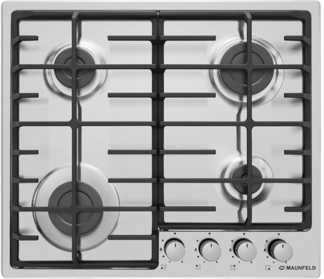 Газовая варочная панель MAUNFELD Maunfeld EGHS.64.6CS/G — для бизнеса и офиса Газовая варочная панель MAUNFELD Maunfeld EGHS.64.6CS/G — для бизнеса и офиса