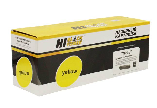 Тонер-картридж Hi-Black (HB-TN-245Y) для Brother HL-3140CW/3150CDW/3170CDW, Y, 2,2K — для бизнеса и офиса Тонер-картридж Hi-Black (HB-TN-245Y) для Brother HL-3140CW/3150CDW/3170CDW, Y, 2,2K — для бизнеса и офиса