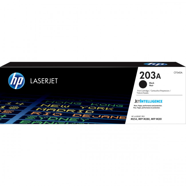Тонер-картридж HP LaserJet 203A Black (CF540A) — для бизнеса и офиса