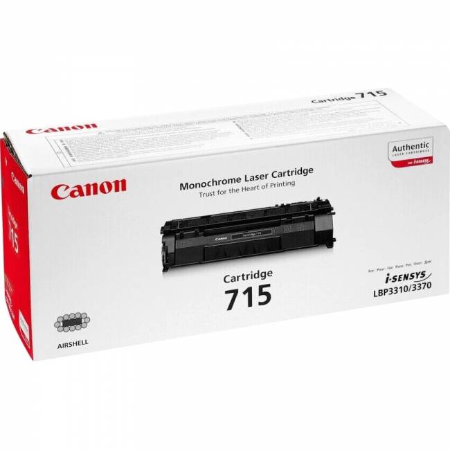 Тонер-картридж CANON 715 (1975B002) — для бизнеса и офиса Тонер-картридж CANON 715 (1975B002) — для бизнеса и офиса
