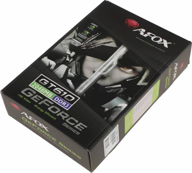 Видеокарта AFOX CORPORATION AF610-2048D3L7-V6 — для бизнеса и офиса Видеокарта AFOX CORPORATION AF610-2048D3L7-V6 — для бизнеса и офиса