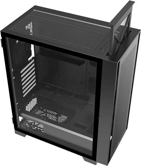 Корпус Montech AIR 1000 LITE BLACK — для бизнеса и офиса Корпус Montech AIR 1000 LITE BLACK — для бизнеса и офиса
