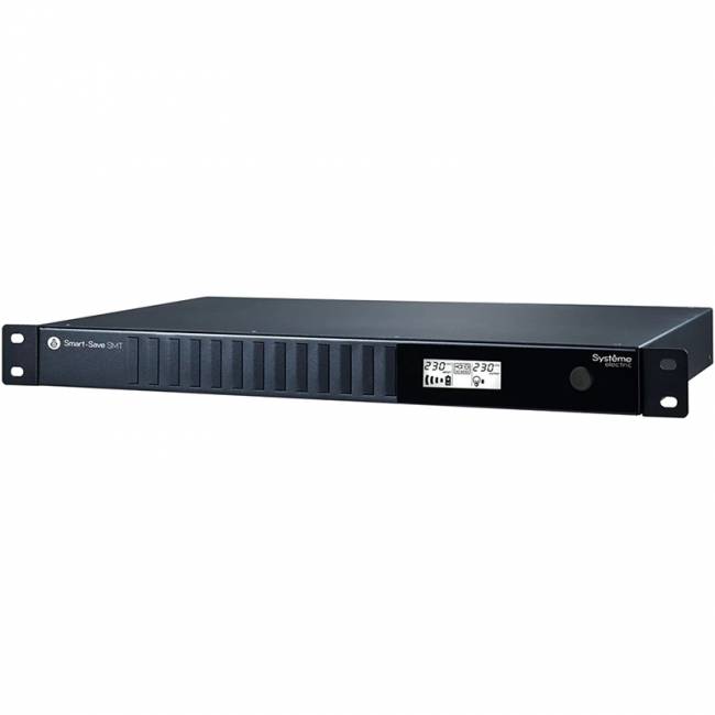 ИБП Systeme Electric Smart-Save SMT 750 ВА, монтаж в стойку 1U, 230 В, 4 розетки IEC C13, SmartSlot, AVR, LCD, USB HID Systeme Electric Smart-Save SMT 750VA SMTSE750RMI1U — для бизнеса и офиса ИБП Systeme Electric Smart-Save SMT 750 ВА, монтаж в стойку 1U, 230 В, 4 розетки IEC C13, SmartSlot, AVR, LCD, USB HID Systeme Electric Smart-Save SMT 750VA SMTSE750RMI1U — для бизнеса и офиса