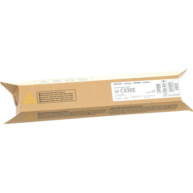 Тонер-картридж тип SP C430E жёлтый Ricoh SP C430E (821282) — для бизнеса и офиса