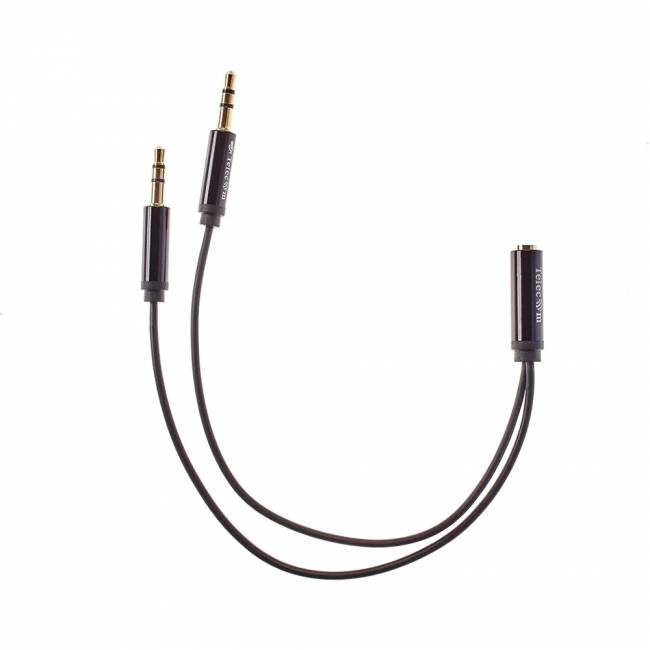 Кабель-адаптер 2*3.5ST(M)/3.5 ST(F), 0.2м, Telecom PRO <TAV205M-0.2M> Адаптер-переходник Telecom Jack 3.5 mm F/2 x Jack 3.5 mm M (TAV205M-0.2M) — для бизнеса и офиса Кабель-адаптер 2*3.5ST(M)/3.5 ST(F), 0.2м, Telecom PRO <TAV205M-0.2M> Адаптер-переходник Telecom Jack 3.5 mm F/2 x Jack 3.5 mm M (TAV205M-0.2M) — для бизнеса и офиса