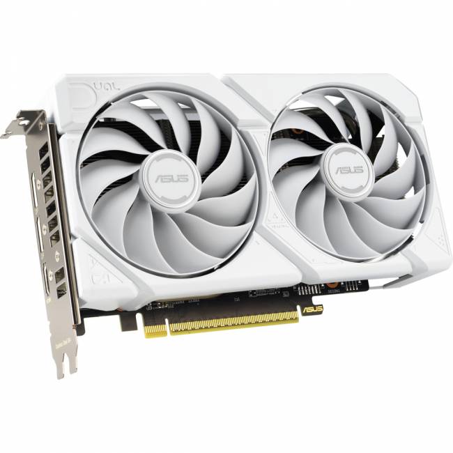Видеокарта ASUS DUAL-RX9060XT-16G-WHITE (90YV0LG3-M0NA00) — для бизнеса и офиса Видеокарта ASUS DUAL-RX9060XT-16G-WHITE (90YV0LG3-M0NA00) — для бизнеса и офиса