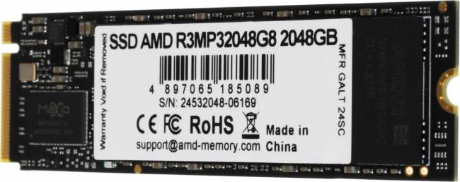 Накопитель SSD AMD R3MP32048G8 — для бизнеса и офиса Накопитель SSD AMD R3MP32048G8 — для бизнеса и офиса