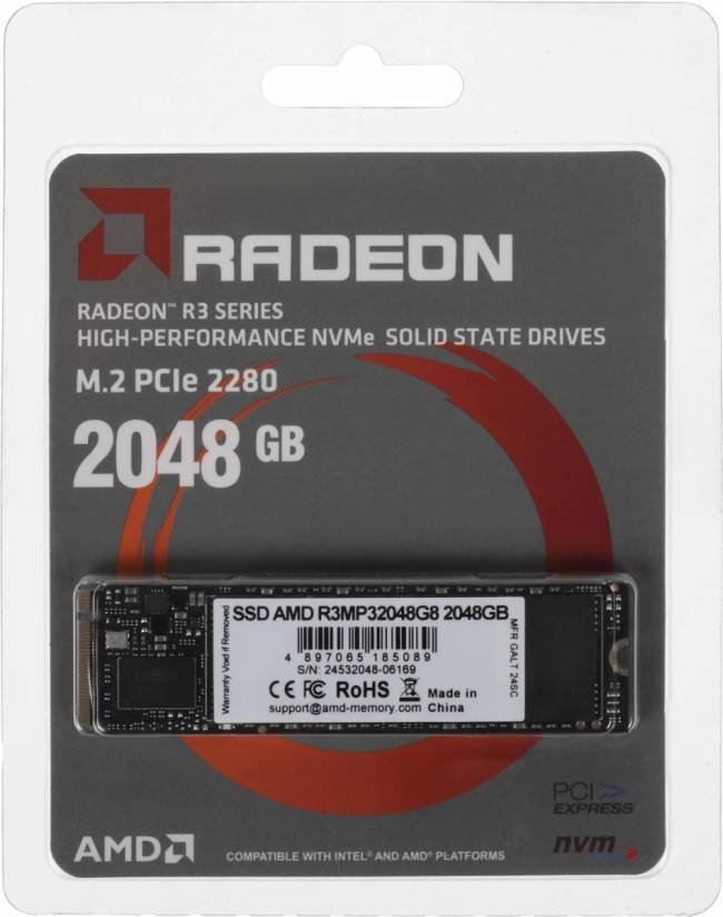 Накопитель SSD AMD R3MP32048G8 — для бизнеса и офиса Накопитель SSD AMD R3MP32048G8 — для бизнеса и офиса
