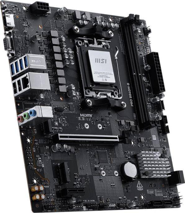 Материнская плата MSI PRO B840M-B — для бизнеса и офиса Материнская плата MSI PRO B840M-B — для бизнеса и офиса