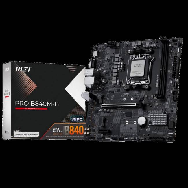 Материнская плата MSI PRO B840M-B — для бизнеса и офиса Материнская плата MSI PRO B840M-B — для бизнеса и офиса