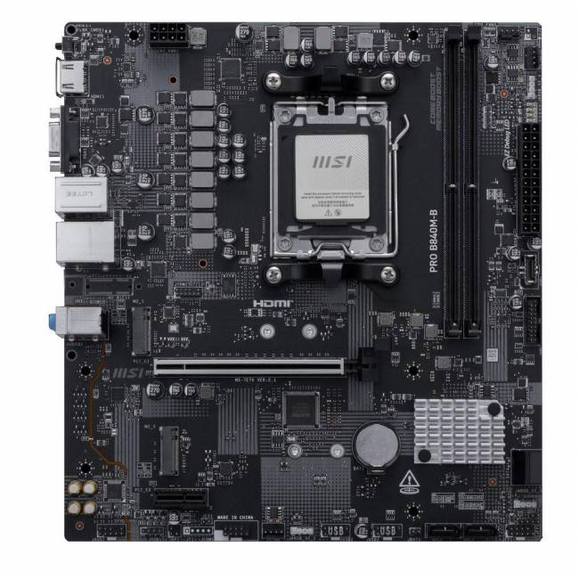 Материнская плата MSI PRO B840M-B — для бизнеса и офиса Материнская плата MSI PRO B840M-B — для бизнеса и офиса
