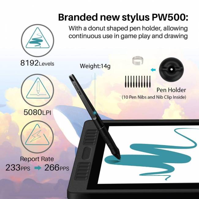 Интерактивный дисплей Huion KAMVAS Pro 22 — для бизнеса и офиса